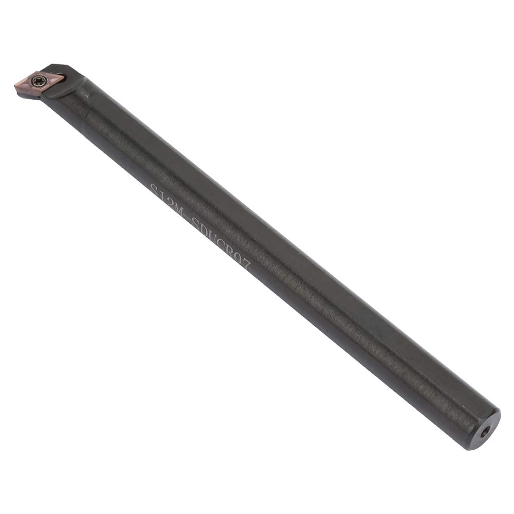 S12M-SDUCR0 - Portaherramienta de torneado de garganta de torneado de torneado de torneado de torneado + almohadillas de carburo 10 piezas DCMT0702 + llave para una variedad
