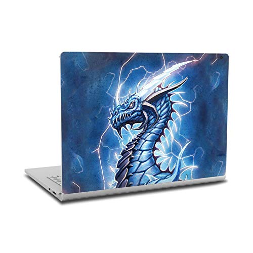 Autocollant Surface Book 2 anti-rayures au design Tonnerre Dragons 2 vibrant