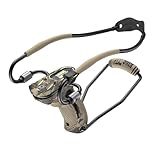 King Rat Slingshots by Barnett, Havoc Hunter Slingshot, Includes Double-X Tapered Speed Bands, Hotshot .38 Caliber Ammo, & Brushed Leather Pouch