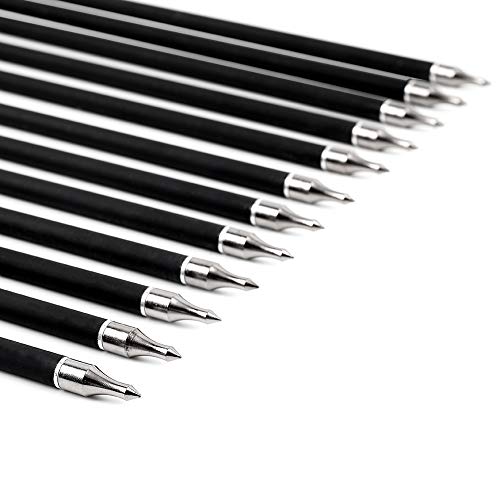 Pg1Archery 30 Inch Carbon Arrows With 4 Inch Shield Turkey Feathers Fletching & Removable Points Tips For Archery Hunting Practice Targeting, 6 Pack Yellow #TOP2