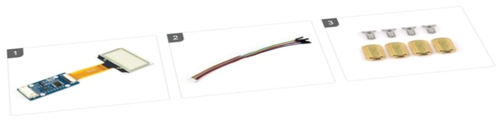 1,51-Zoll transparentes OLED-Display 128x64 SPI/IIC Parallelmodul