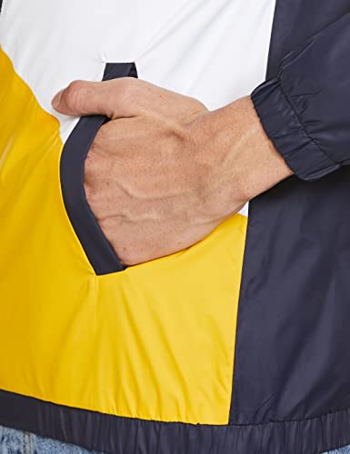 Image of Dennis Lingo Polyester Regular Fit Full Sleeves Men's Color Block Shell Jacket with 2 Pockets - Lightweight Casual Winterwear for Men