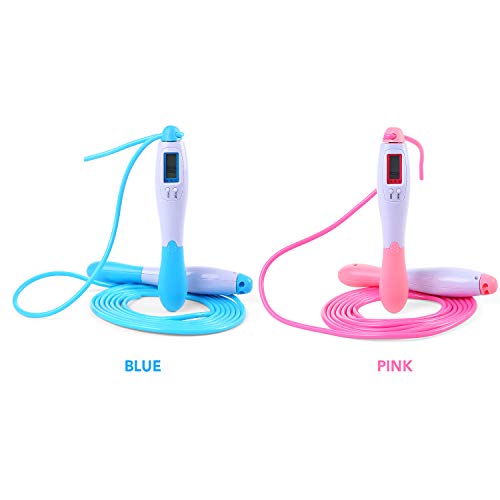 DECDEAL Corda de pular Corda de pular velocidade corda ajustável e corda de pular digital Contador d