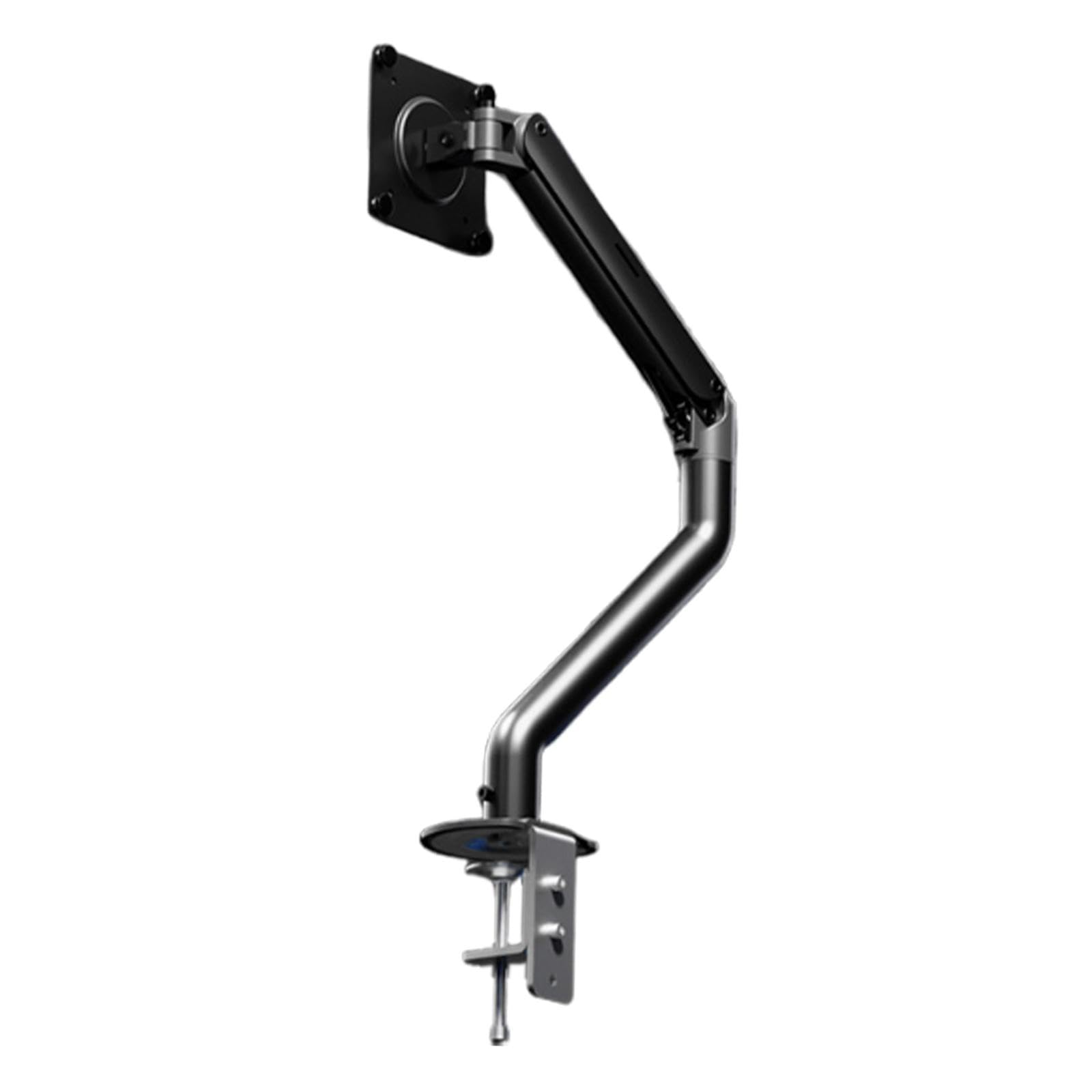 Supporto ergonomico del braccio del monitor: 9 kg Heavy Duty, schermi da 17-32 pollici, regolazione dell'altezza della molla a gas, doppia installazione con morsetto/occhiello