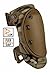 ALTA 50413.16 AltaFLEX Knee Protector Pad, MultiCAM Cordura Nylon Fabric, AltaLOK Fastening, Flexible Cap, Long, Coyote