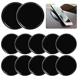 12Pcs 8*8cm Auto Anti Rutsch Gel Pads Klebende Pad Armaturenbrett Handy Anti Rutsch Pad Haftung auf sämtlichen Oberflächen Multifunktion Antirutsch Pads für Sonnenbrille Schlüssel Münzen Hardwareteile