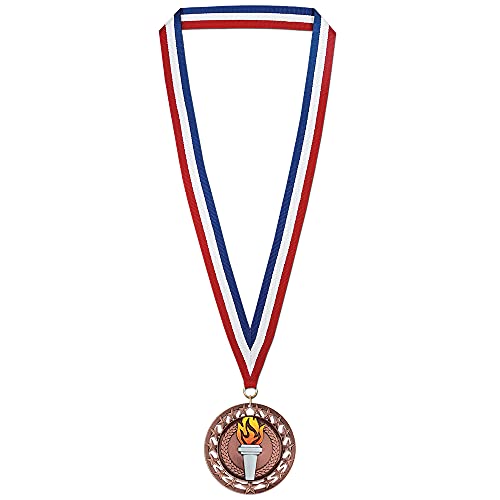 Hodges Badge Award Medals - Bronze Victory Torch Rs Award Medals - 10 Pack (Bronze) #TOP3