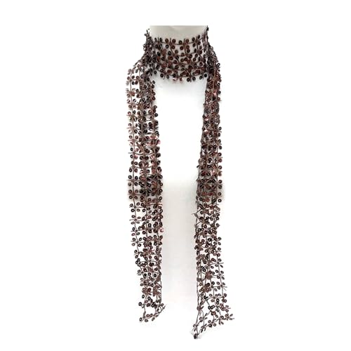 Shinning Sequins Scarf For Ladies Prom Party Lightweight Sequins Collar For Ladies Mother Wedding Travel