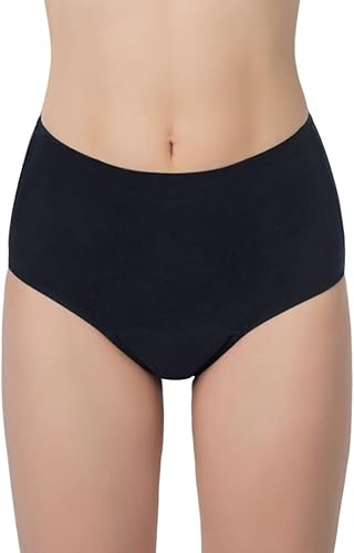 Ropa interior absorbente para incontinencia urinaria para mujer, calzón de cintura alta sin costuras para protección contra fugas de vejiga, 2.3