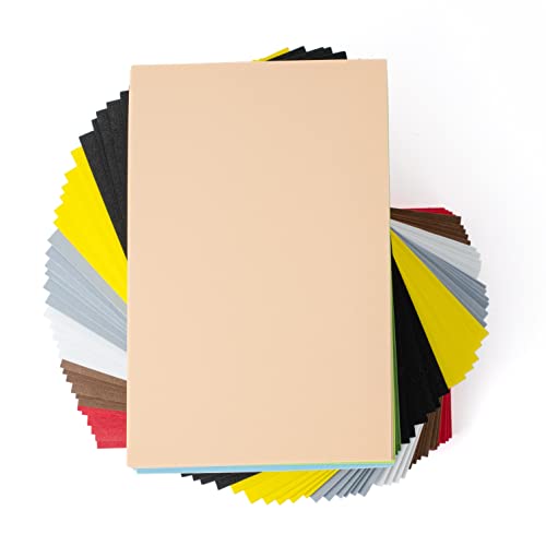 Crafare 92 Pack 2Mm Eva Foam Sheets For Crafts 20 Assorted Colors Foam Sheet 5 5 X 8.5In School Project Supply Scrapbooking Diy Handcraft #TOP4