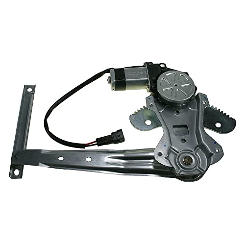 Image of TRQ Rear Right Power Window Regulator & Motor Assembly Passenger Side Compatible with 2000-2006 Nissan Sentra