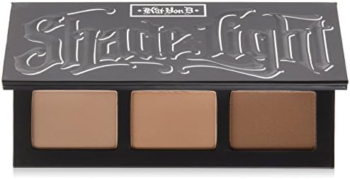 KVD Shade + Light Face Contour Palette, Matte Contour & Highlight Kit with 3 Contour + 3 Highlight Shades, Buildable Blendable Powders, Vegan & Cruelty‑Free Sculpting Palette