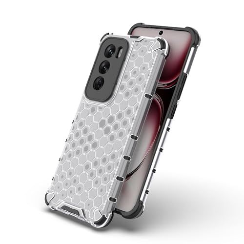Image of Glasgow Back Case Cover Designed for [ Oppo Reno 12 5G / Reno12 5G ] (Stylish Look | Shock Proof) - Transparent