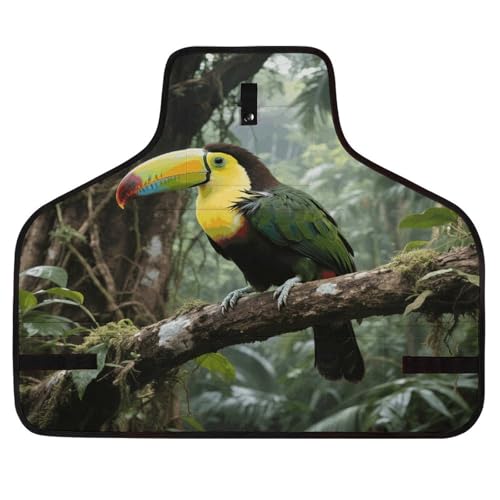 Delantal para carpintería con 9 bolsillos ajustable y resistente miniatura 1