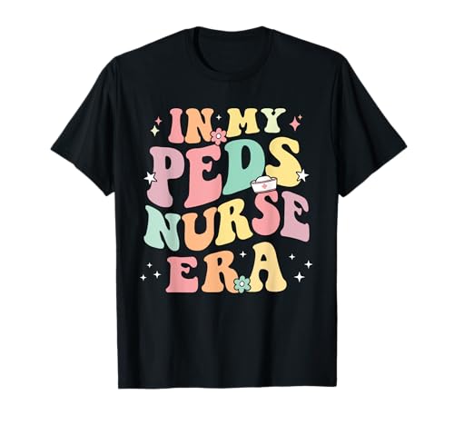 In My PEDS Nurse Era Retro Nurse Apprezzamento Pediatra Maglietta