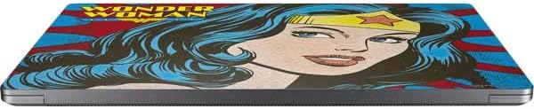 Skinit Laptop Decal Skin Compatible with Universal Laptop 14in (11.4 x 8.2in) - Officially Licensed Warner Bros Wonder Woman Vintage Profile Design