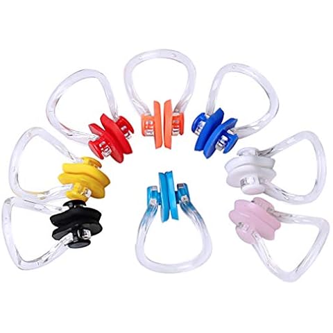8 Pieces Silicone Swimming Nose Clip Cover