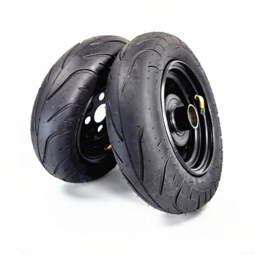 Rueda 3.50-6 sin cámara con cubo de acero resistente para soportar hasta 120 kg de carga 6