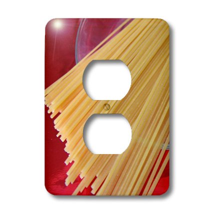 3dRose lsp_30724_6 Pasta Time bouchon de prise pour plaque de cuisine