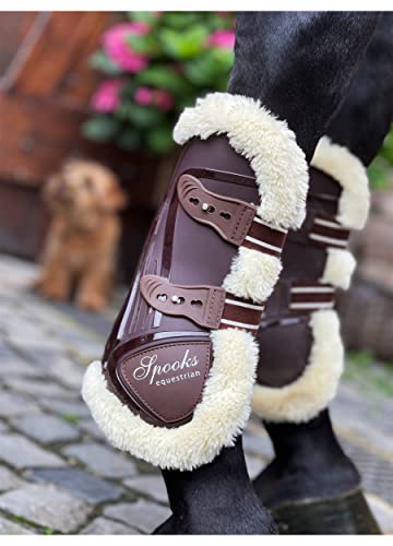 Springgamaschen Spooks Tendon Boots Teddy für Pferde