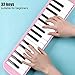 32 Keys Melodica Air Piano Keyboard with Mouthpiece Blowpipe for Beginners Adults Gift ()