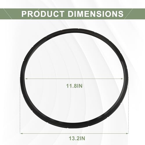 1 Pack 09985 anillo de sellado compatible con olla a presión Presto, repuesto para modelos 01745 01751 01755 01781 01782 01784, piezas para olla a presión miniatura 6