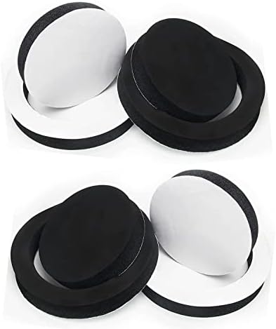4 PCS Foam Speaker Enhancer System Sponge Kit for Universal 6" & 6.5" Drivers,Self Adhesive Car Door Speaker Foam Rings Enhancer Soundproof Cotton Pad with High Rebound for Stereo Audio Speaker
