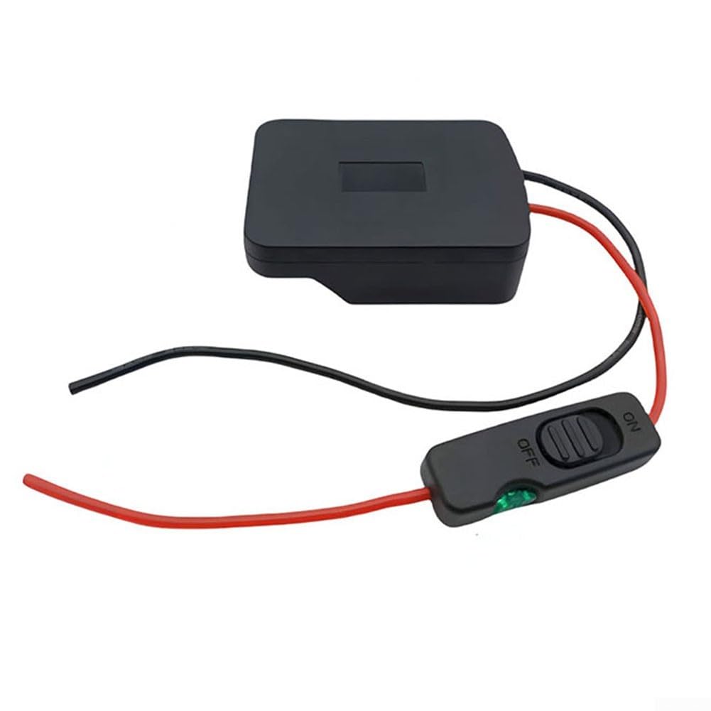 Adaptateur Pour Batterie Parkside X 20V - Avec Interrupteur, Fil 14AWG | Pour Outils DIY, Bricolage - 12