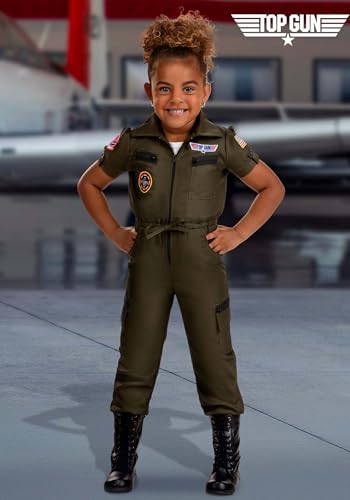 Disfraz de niña Top Gun traje de vuelo 18 Meses miniatura 2