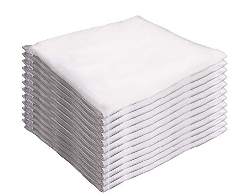 Guardmax 12 Pack Pillow Protectors Bedbug Proof Waterproof Hypoallergenic Covers - Zippered Pillow