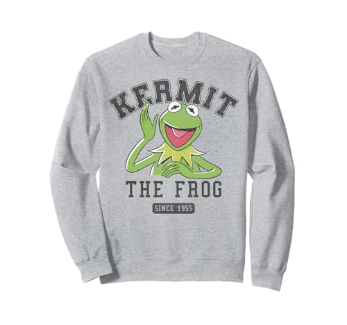 Kermit The Frog Muppets sweat Disney vetement vintage vert col rond