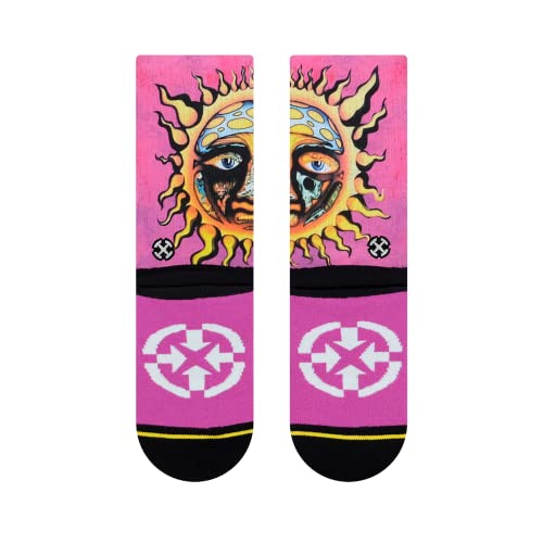 MERGE4 Sublime Sun Pink Youth Socks for Boys and Girls Iconic Band Album Cover Quality Compression Socks3