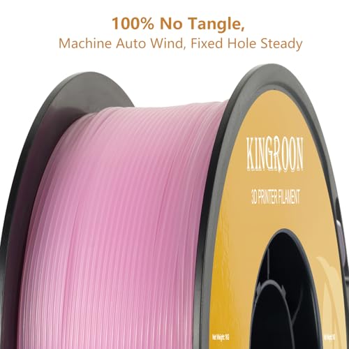 Image of Kingroon Glow in Dark 1.75mm PLA Filament, Fit Most FDM 3D Printers, Dimensional Accuracy + /- 0.03 mm, 1kg Spool(2.2lbs), Luminous PLA 3D Printer Filament - Purple