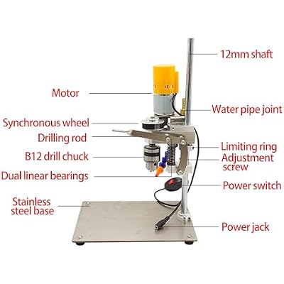 Bottle Cutter Electric Glass Bottle Cutting Machine 150W 3000-6000RPM DIY Vine Bottle Cutter Electric Bottle Cutter Machine for Cutting Round Oval Bottles