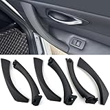 CHUANGHUI Car Door Handle for BMW 3 Series E90 E91 2006-2012 Interior Door Handles Replace Cover Car Door Handle Assembly 323i 325i 328i 330i 335i (Black)