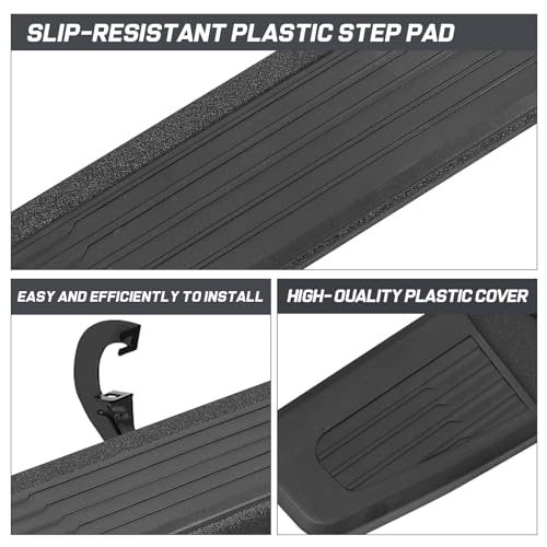 Estribos Running Boards 6 Inch para Nissan Titan Crew Cab miniatura 5