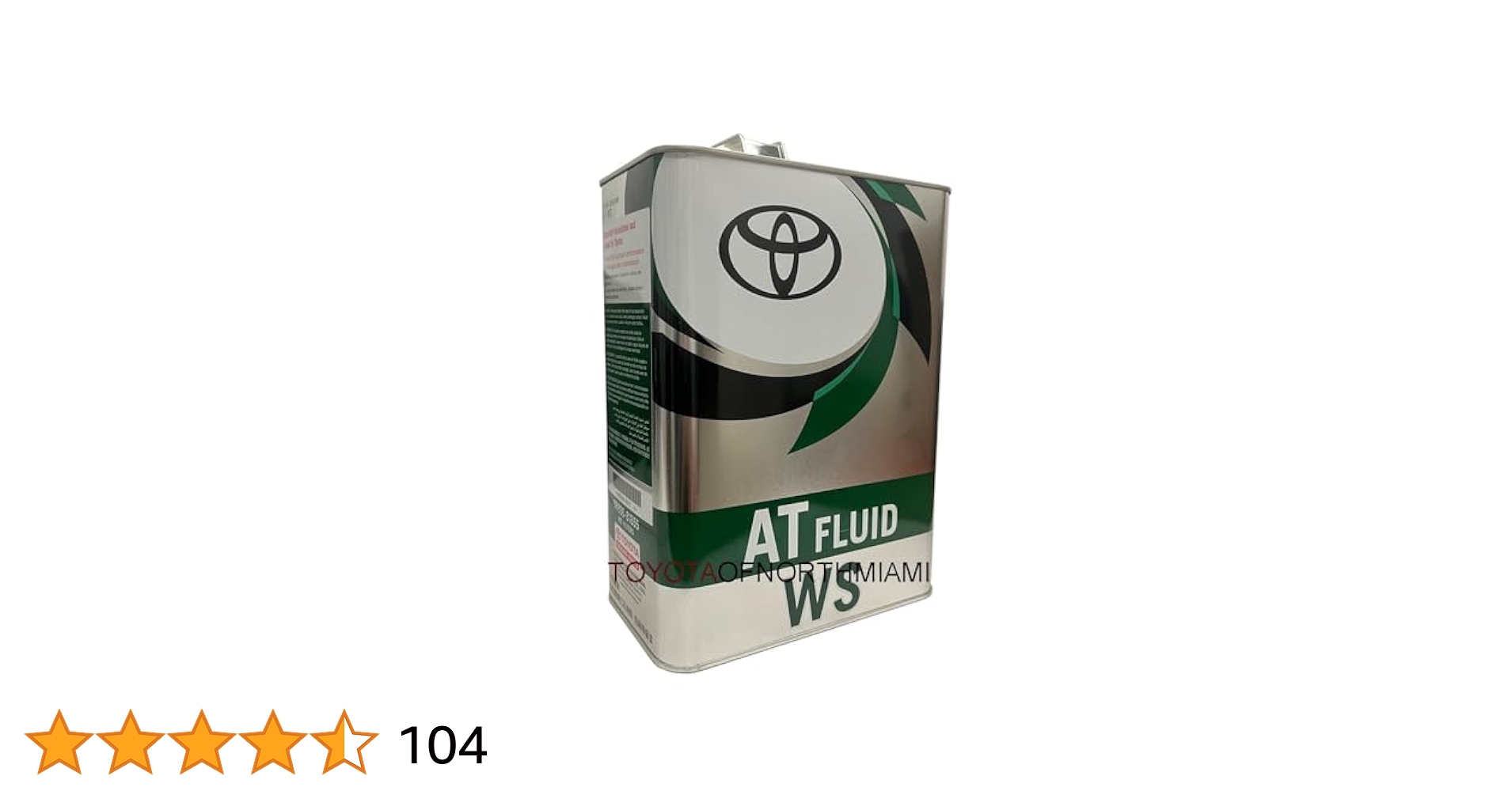Amazon | 純正トヨタ オートフルードWS 08886-02305 入数：4L×1
