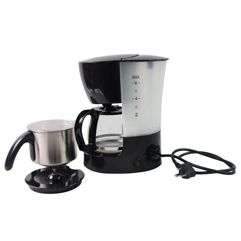 Image of Automatic Drip Coffee Maker 800W with 1200ML Capacity, Electric Coffee Brewing Machine for Home and Office Use