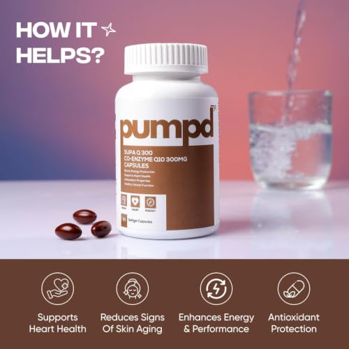 Image of Pumpd SUPA Q 300MG Sachet, One Week Serving | Co-Enzyme Q10 (COQ10)