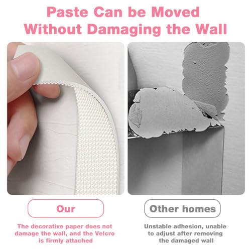 Image of Cute Cloud Felt Bulletin Board for Wall, Self-Adhesive Pin Board with 30 Pushpins, Message Display Board for Notes Photos Office Home Decor (Pink)