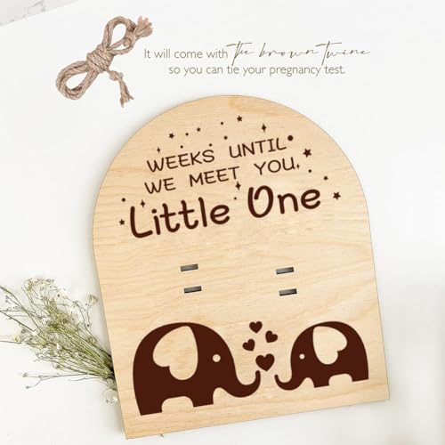 Image of FREEBLOSS Pregnancy Announcements Lovable Elephant Print Baby Announcements Board Soon to Be Mom & Dad Ways to Announce Pregnancy Pregnancy Announcement for First Time Dad, HOME-FB0009-14-US35