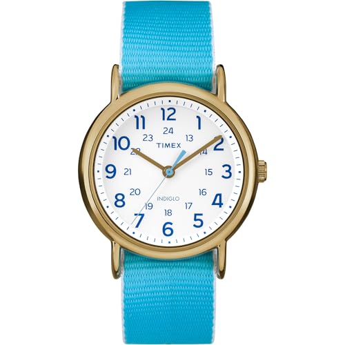 Image of TIMEX Round 38mm White Dial Analog Women Watch - TW2P90100AP