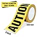 Marlaaiorg Caution Tape 3 Inch x 330 Ft Heavy Duty Safety Barrier Tape Weatherproof & Reusable for Construction Safety Zones Crime Scenes Reflective Halloween Decor Hazard Marking & Events