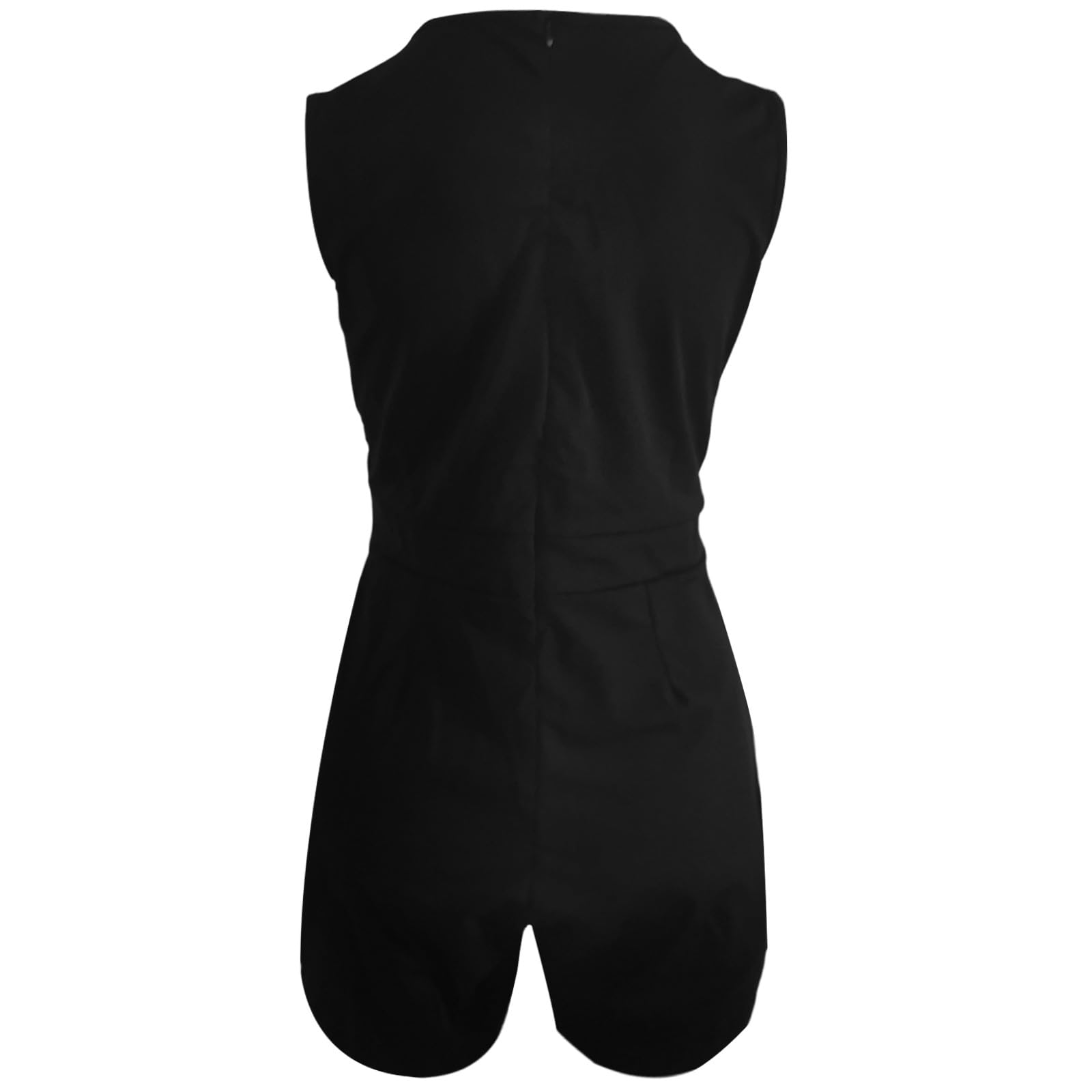Mono Mujer Verano Deportivo Reductor Ajustados Deportiva de Elegante sin Mangas con Escote en V y Pierna Recta para Ocasiones Informales