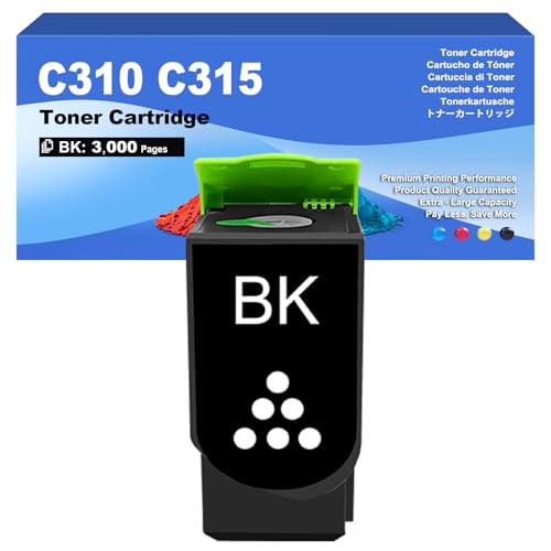 Cartouche laser toner C310 C315 noir pour le remplacement sur imprimante Xerox C310