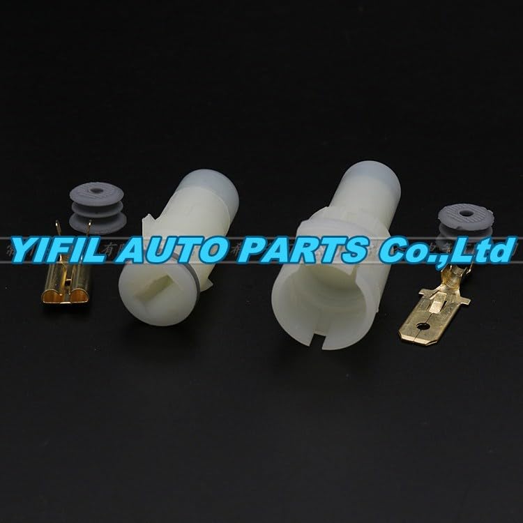 10 pcs 1 Pin Waterproof Automotive Connector HID High Current Plug with Terminal DJ7014-7.8-11/21 1P - (Color Name: Male)