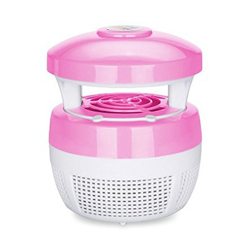 Mosquito Insect Killer Light Mosquito Killer Household Photocatalyst Bedroom LED Physics Mosquito Lamp No Radiation Pregnant Woman [Energy Class A+++] Indoor Mosquito Lamp (color : Pink)