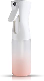 Continuous Hair Plant Mister Spray Bottle Fine Empty Small Mist Spray Bottles Mist Sprayer Water Alcohol Cleaning Spray Mist Bottle for Curly Hair Styling Products,Plants,Barber Accessories