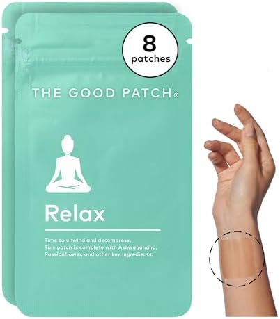 The Good Patch Relax Patches, Anxiety Relief, Natural Patch with ...