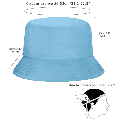 Image of Rosoz 1 & 2 Pack Bucket Hat for Women Men Summer Travel Beach Sun Hat Outdoor Cap Unisex Bucket Hats